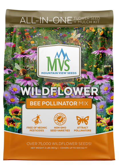 wildflower seeds bees BEE POLLINATOR – MVS Lawn